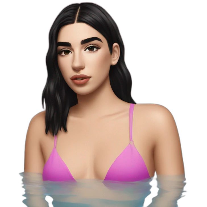 1Dua lipa pool emoji