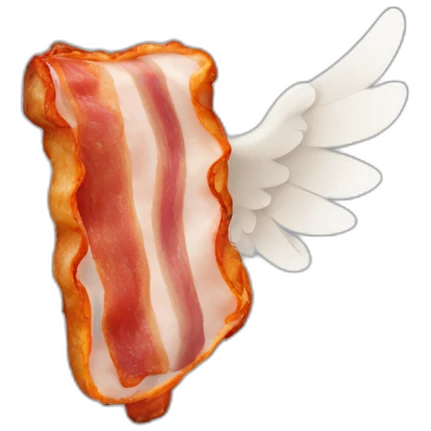 bacon with wings emoji