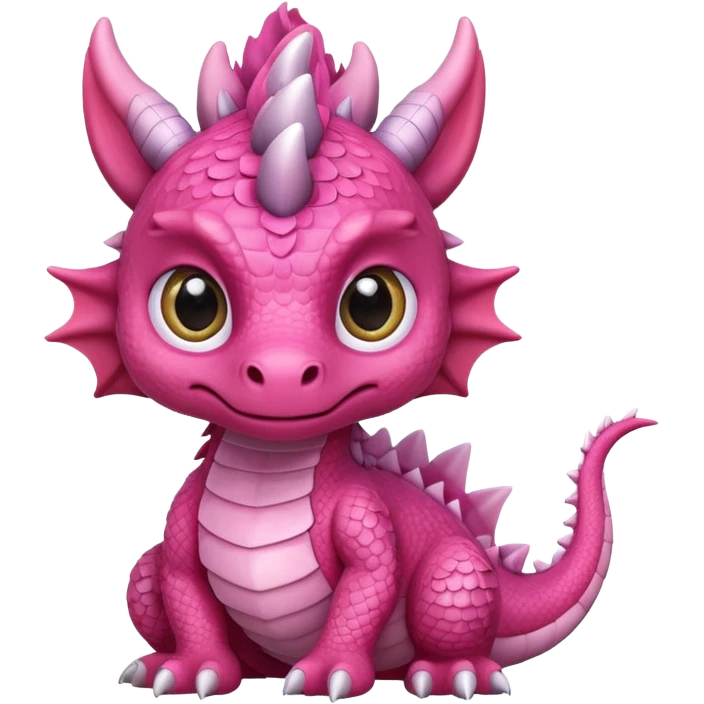 pink cute dragon emoji