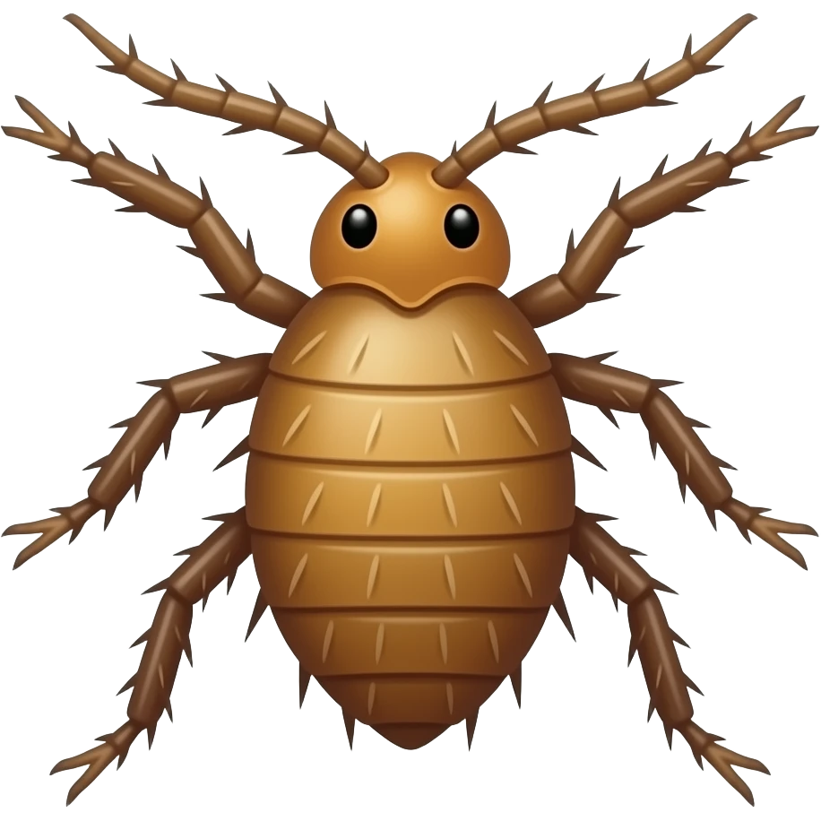 Un ácaro de las sábanas emoji