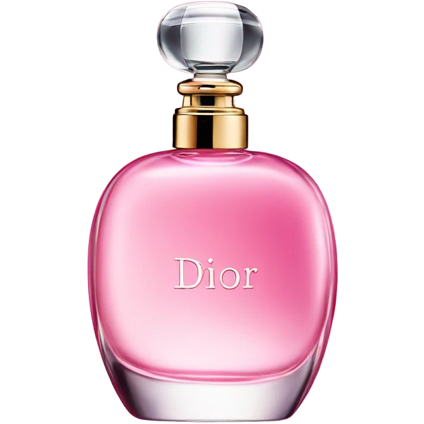 Pink Dior perfume bottle emoji