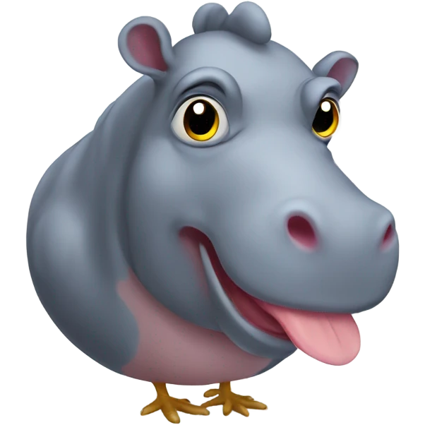 Hippo chicken  emoji