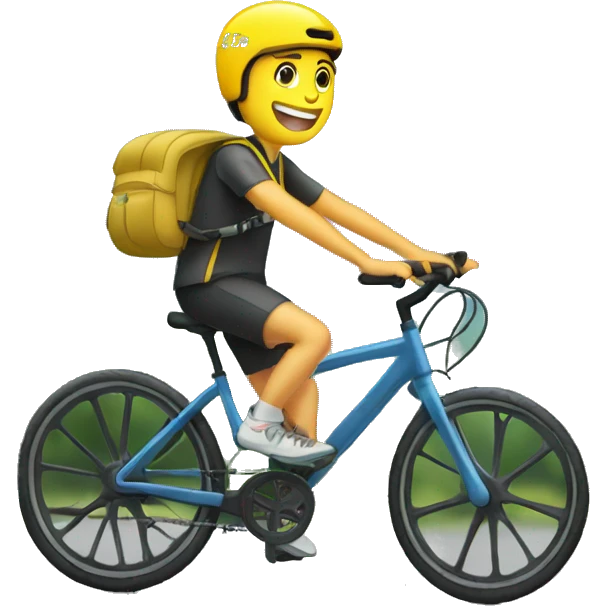 tadej pogaçar sur son vélo  emoji
