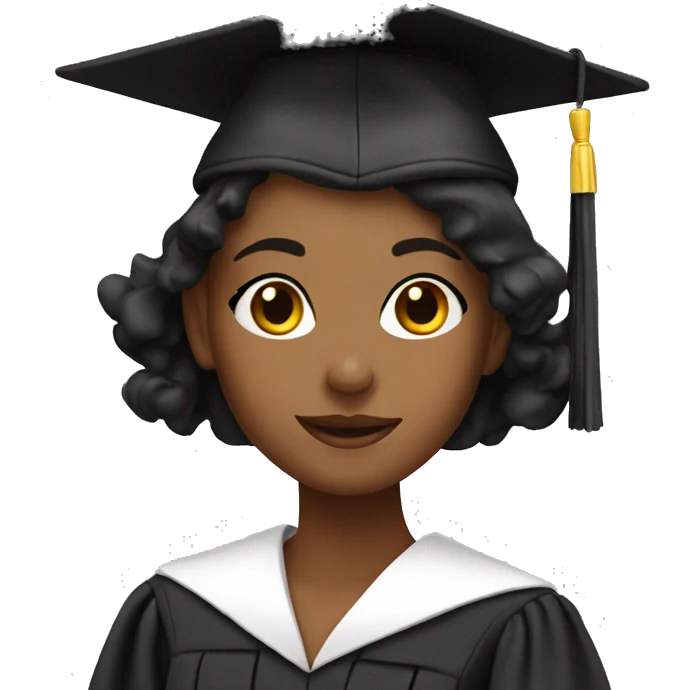 Graduation girl emoji