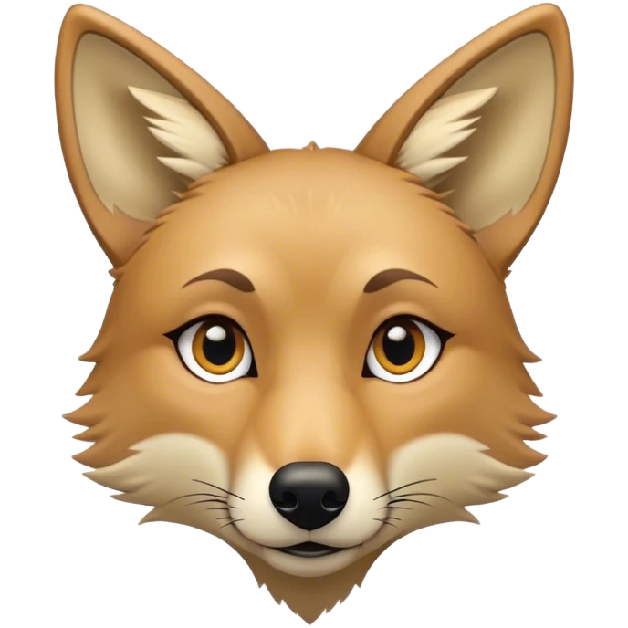 Starry-eyed Coyote  emoji