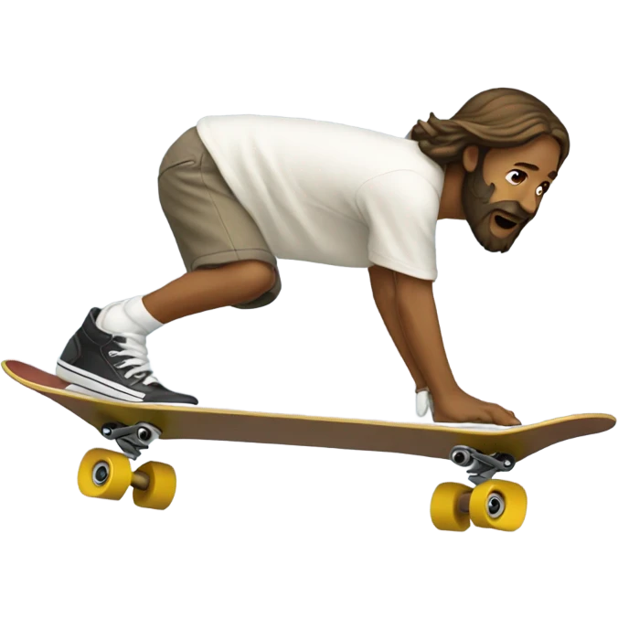 jesus skate boarding emoji