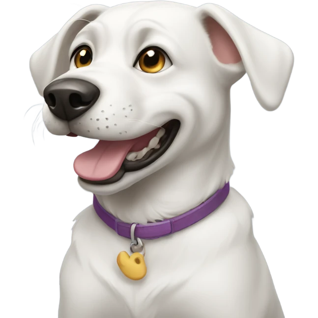 Deaf dog  emoji
