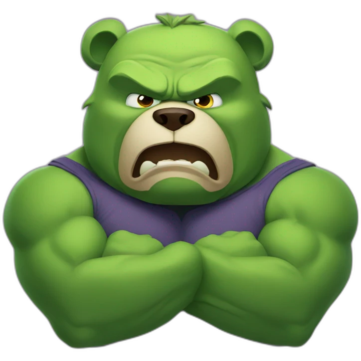 fat hulk bear emoji