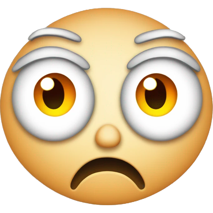 Frustration, a face with a tired or annoyed expression, paired with a small flame to represent feeling burned out, angry, or overwhelmed. emoji
