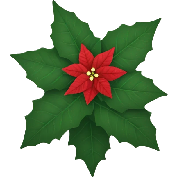 Poinsettia emoji
