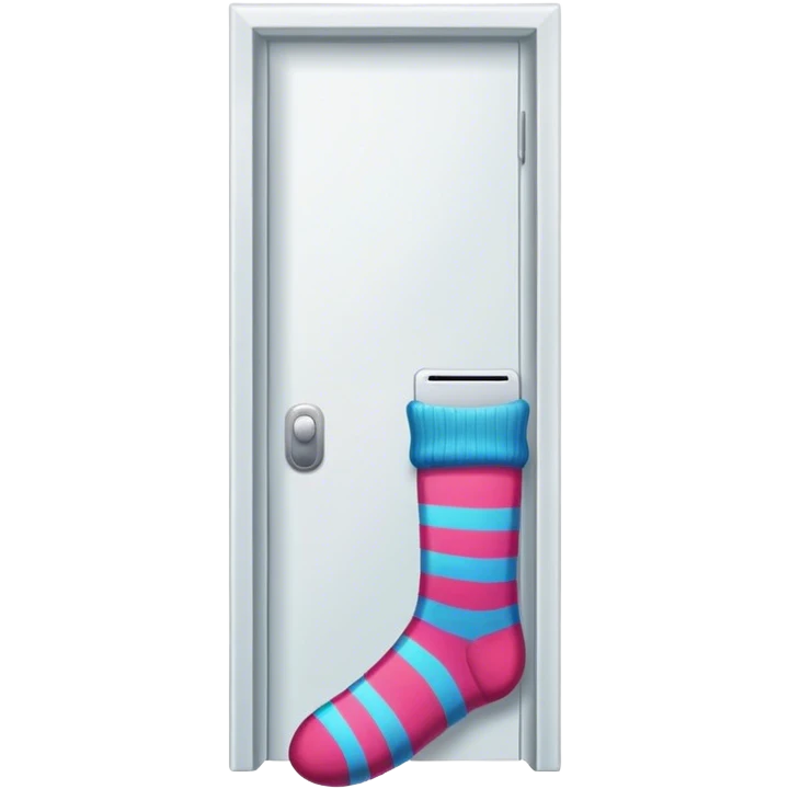 sock on door emoji