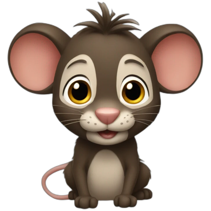 Raton estilo disney pixar emoji