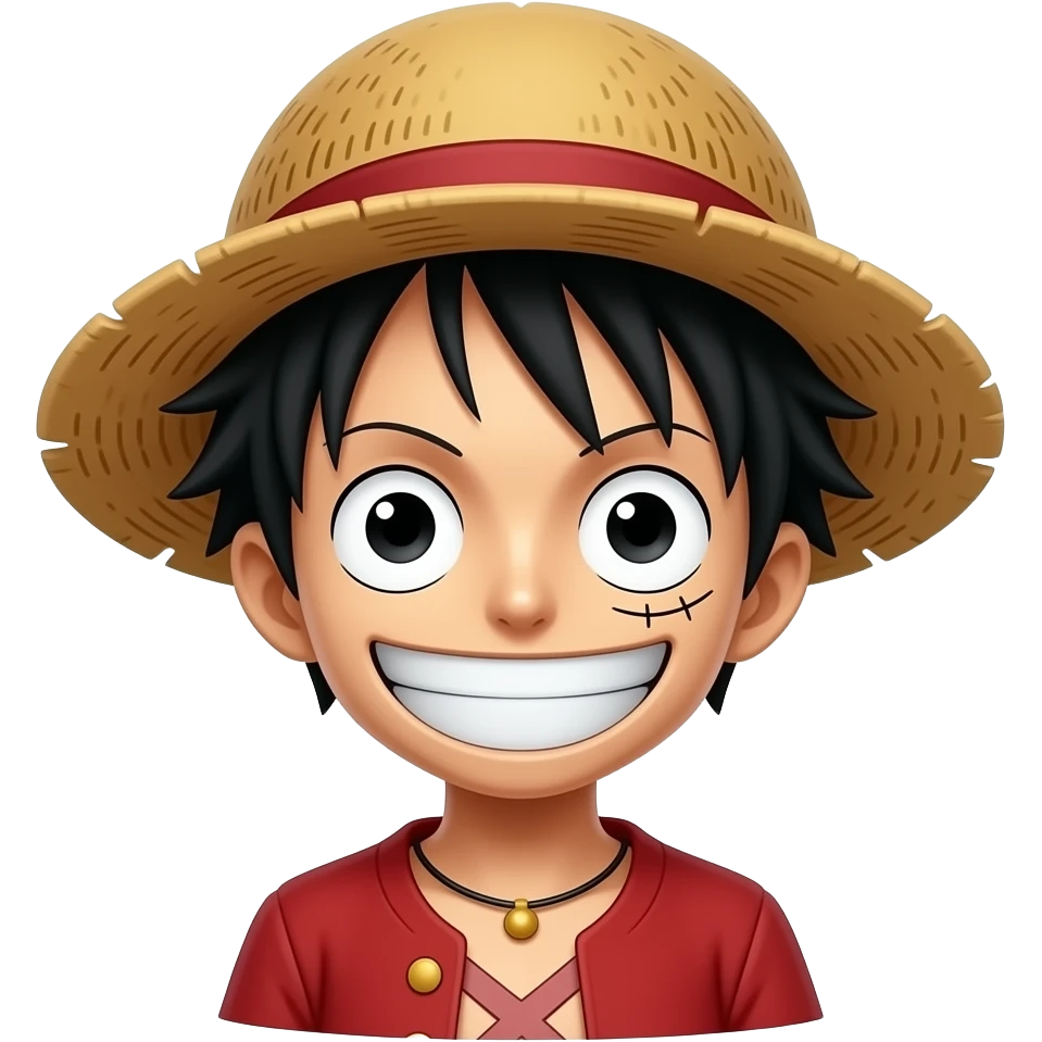 Luffy de one piece emoji