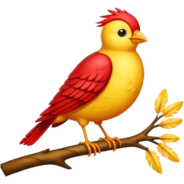 liverpool bird on the branch of tree emoji