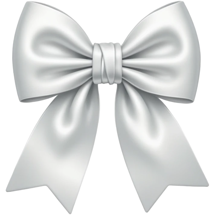 White bow emoji