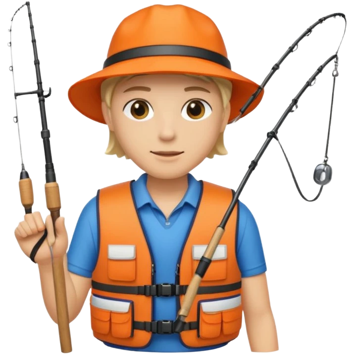 Person inside of a boat fishing emoji