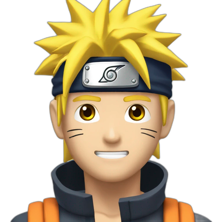 Naruto en train de faire un malaise emoji