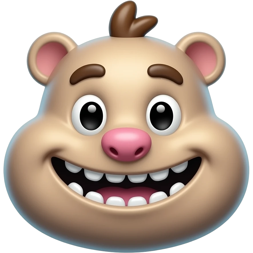 Huggy wuggy from poppy playtime emoji