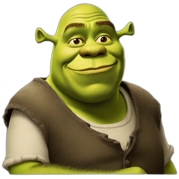 shrek smoking a cigarette emoji
