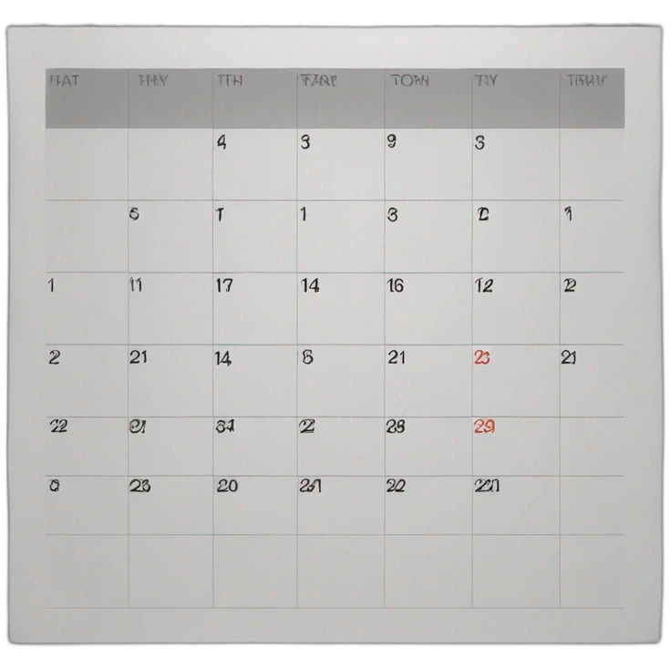 january calendar emoji