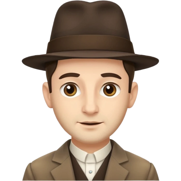 Jewish man with traditional attire, payot, and hat, neutral expression, respectful and accurate, no exaggerated features emoji