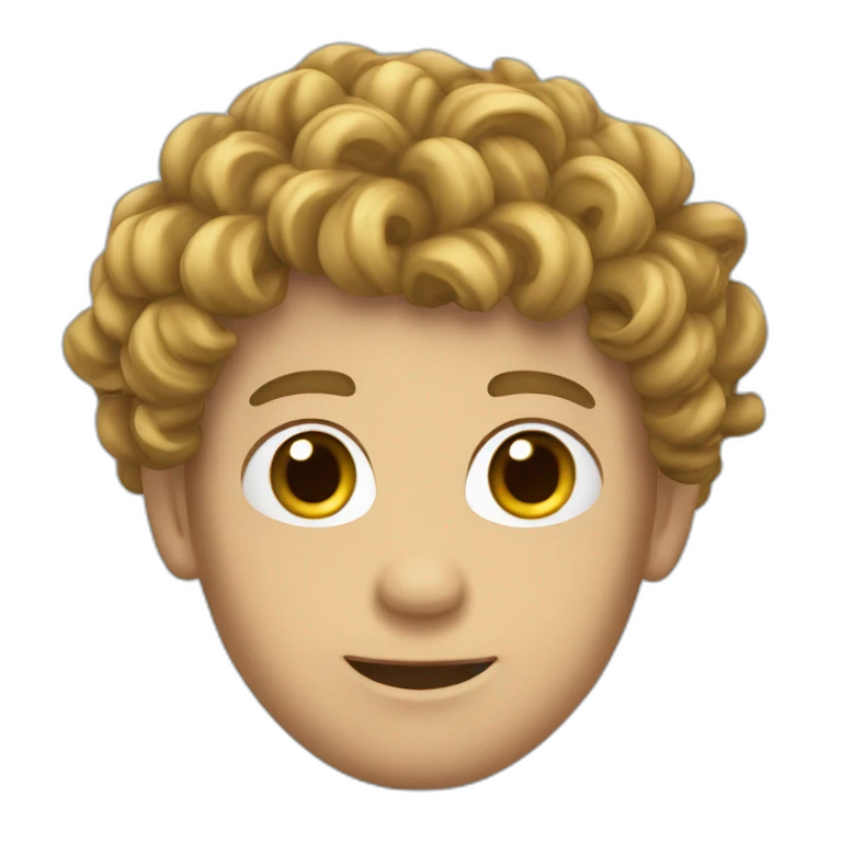 Toro con rizos  emoji