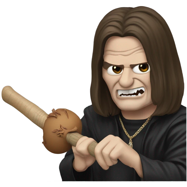 "Ozzy Osbourne eating bat" emoji