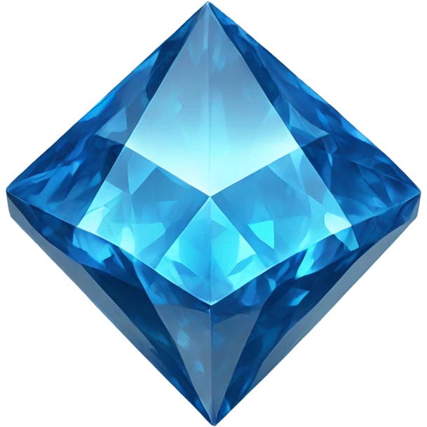 A minecraft diamond emoji