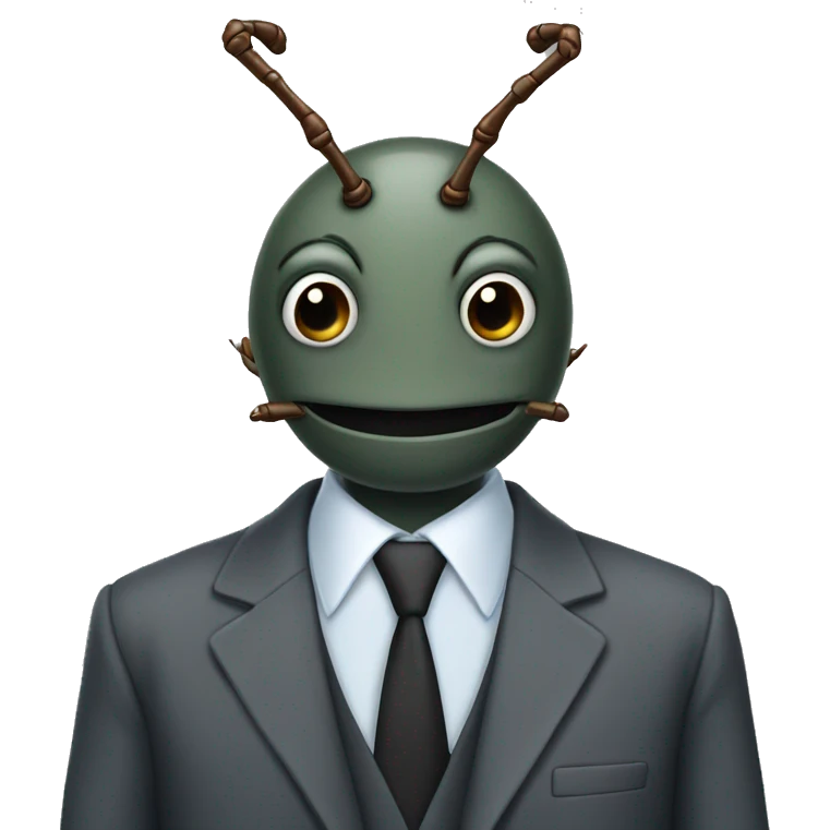 stickbug in a suit  emoji