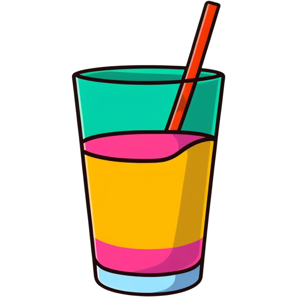 colorful drink emoji