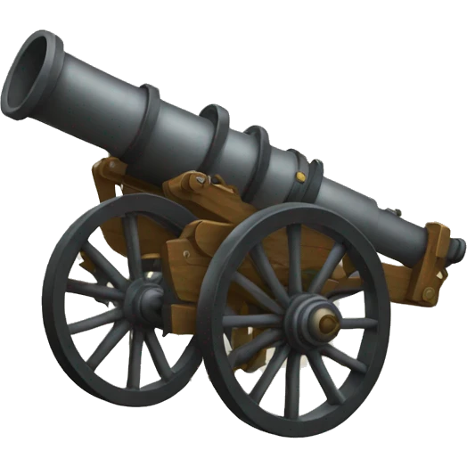 medieveal artillery canon emoji