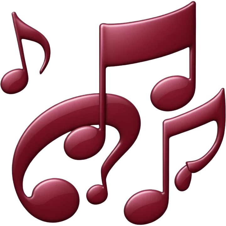 Maroon music 🎵 emoji