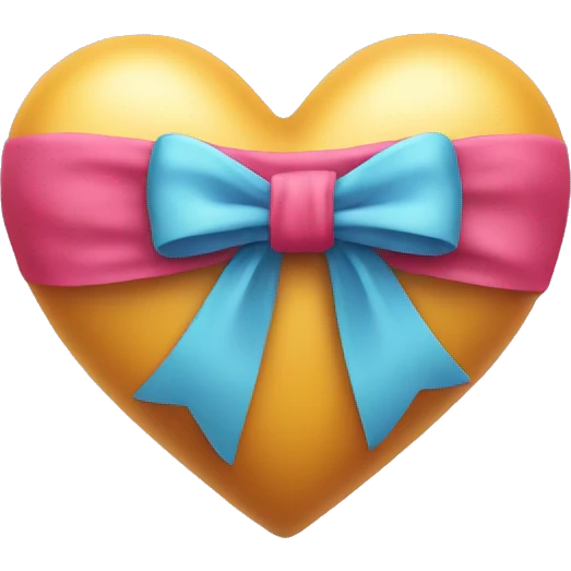 heart with bow emoji