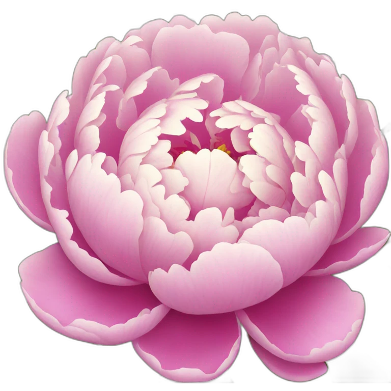 a peony flower emoji
