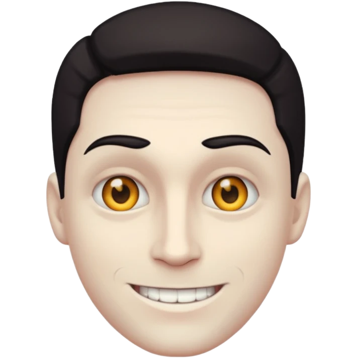 Creepy man emoji