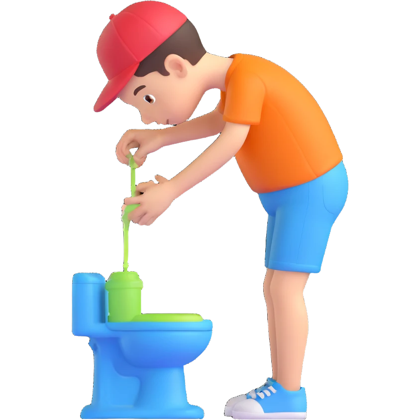 A boy need to pee emoji