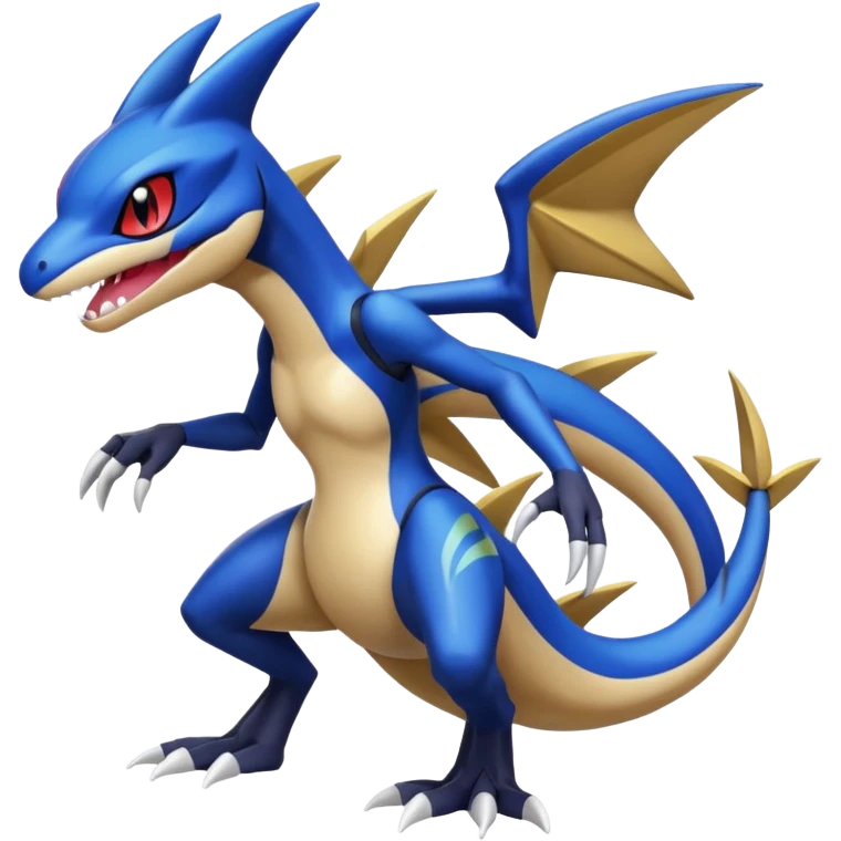 Meloetta-Garchomp-Greninja-Pokémon-Fakémon-fusion-hybrid-creature emoji