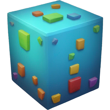 level up cube emoji