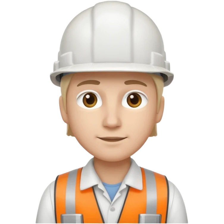 white hard hat engineer emoji