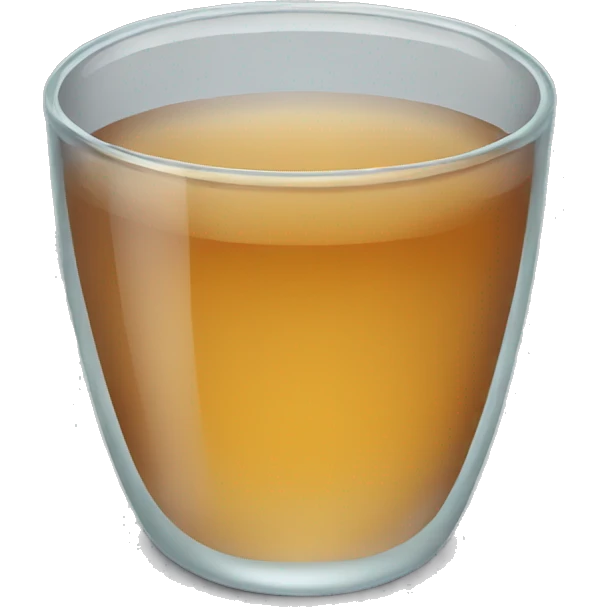 Empty tea glass emoji