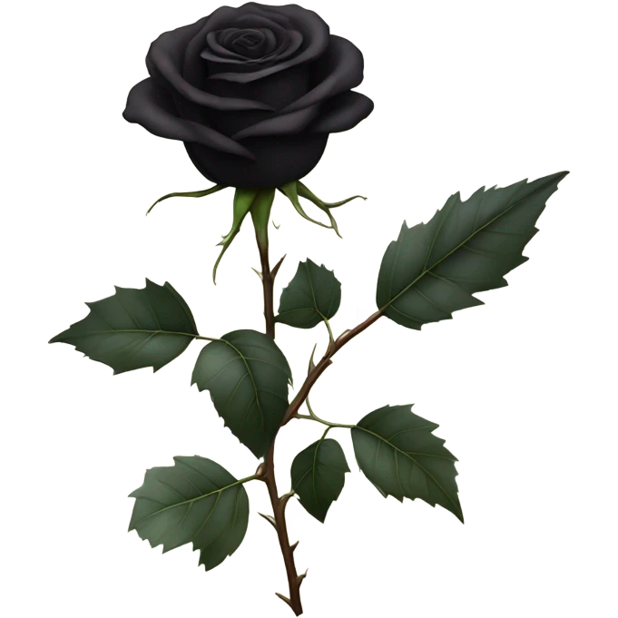 black rose emoji