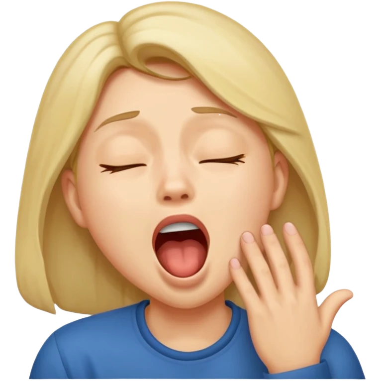 People Yawning without Hand emoji