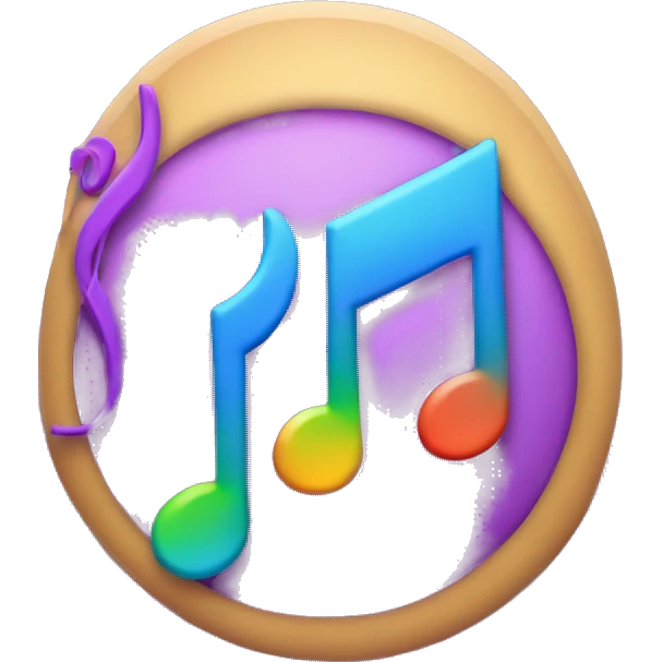 music app logo emoji