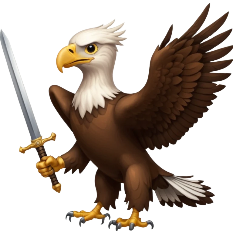 eagle with sword emoji