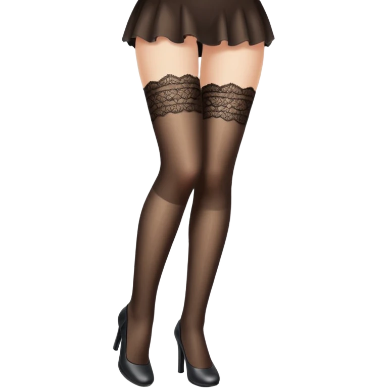 Nude Lacey thigh high emoji