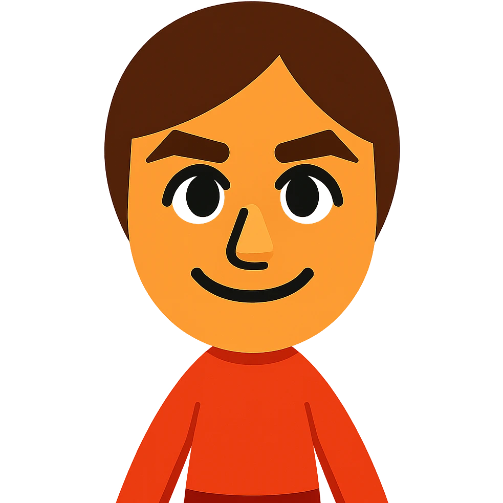 Nintendo Mii character emoji