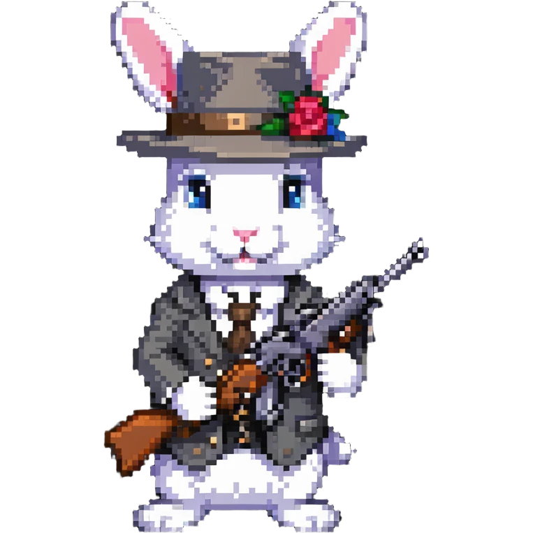 gangster rabbit emoji