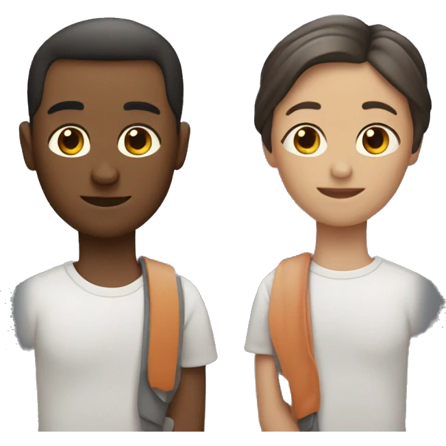 1 mujer y 1 hombre en cuerpo complet emoji