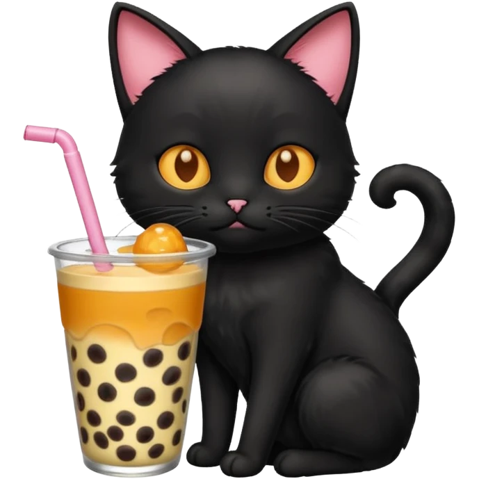 🐈‍⬛🧋 emoji