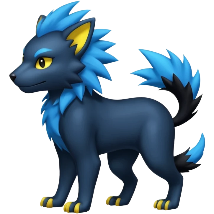 Luxray-Fakémon-hybrid-creature (full body)  emoji